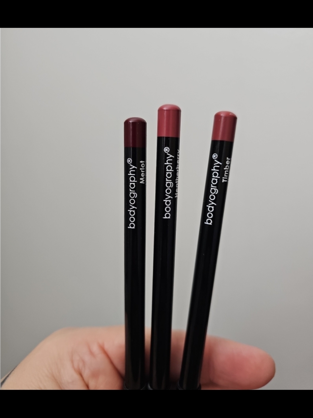 Bodyography Lip Liner Trio — Pink & Mauve